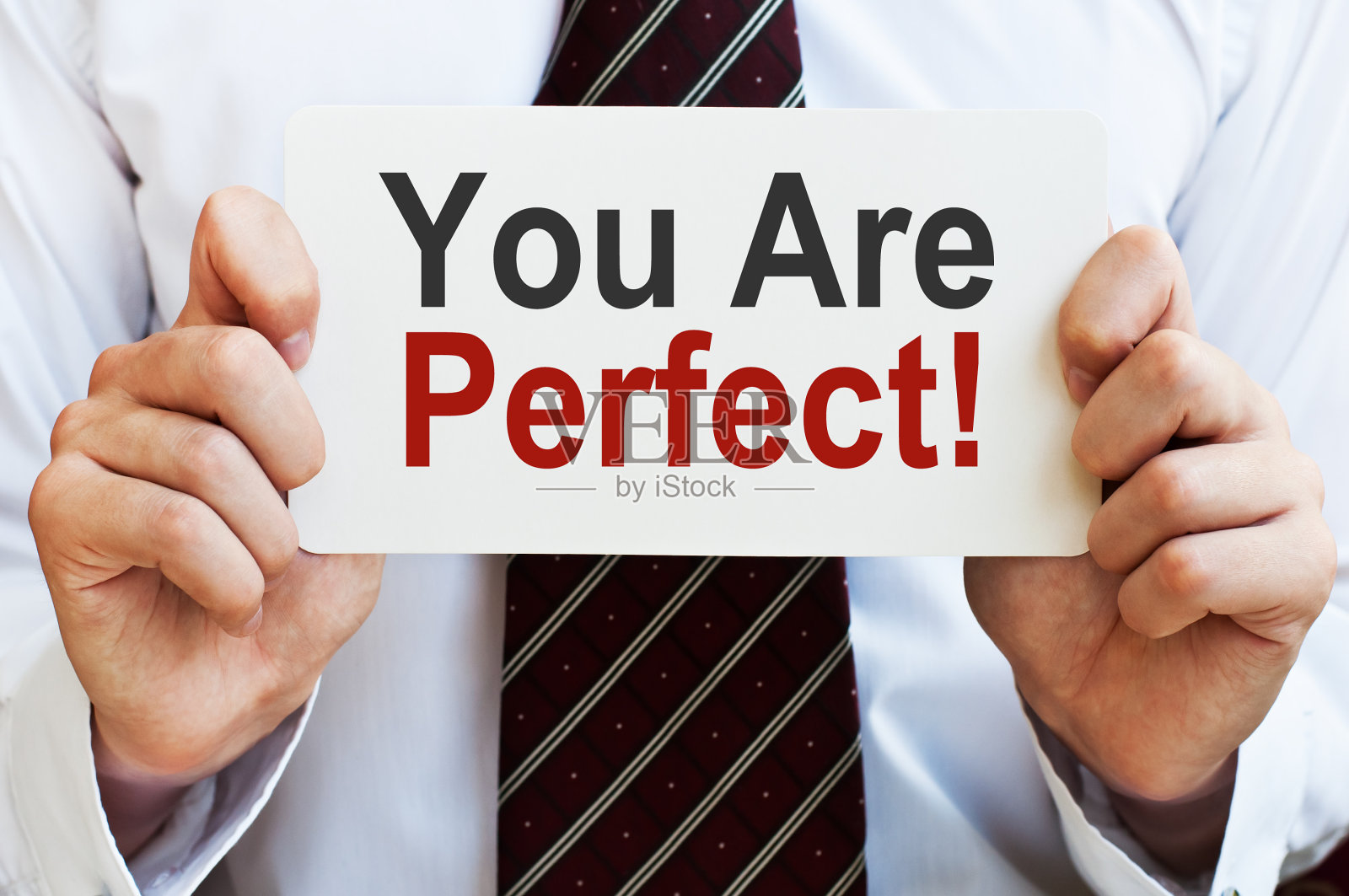 你是完美的!照片摄影图片