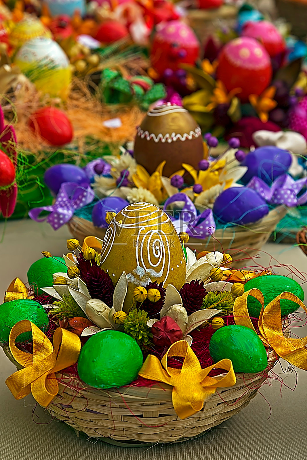 复活节装饰品照片摄影图片