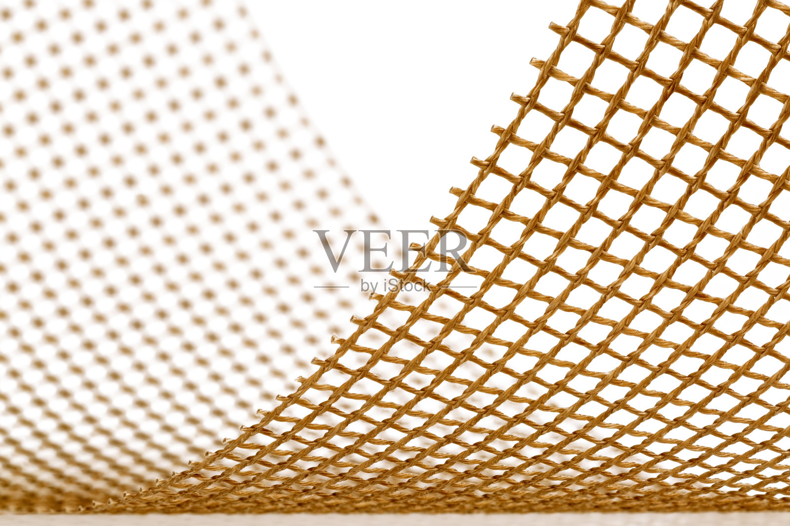 特富龙开网织物上的白色背景照片摄影图片