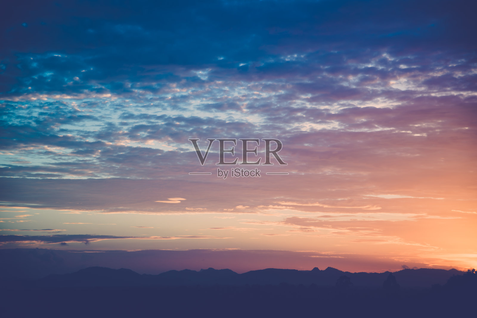 美丽多彩的天空照片摄影图片