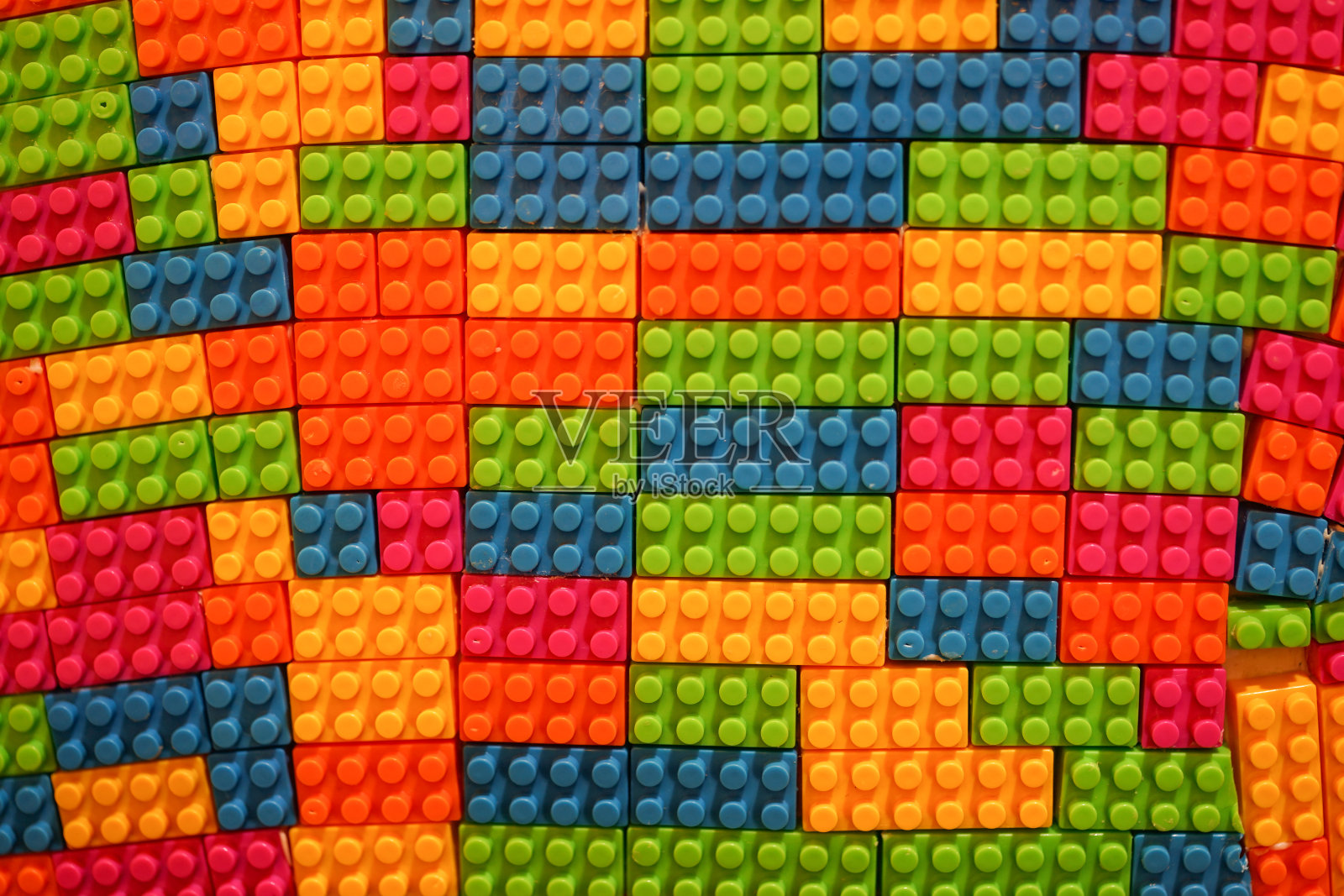 随机图案的塑料块玩具照片摄影图片