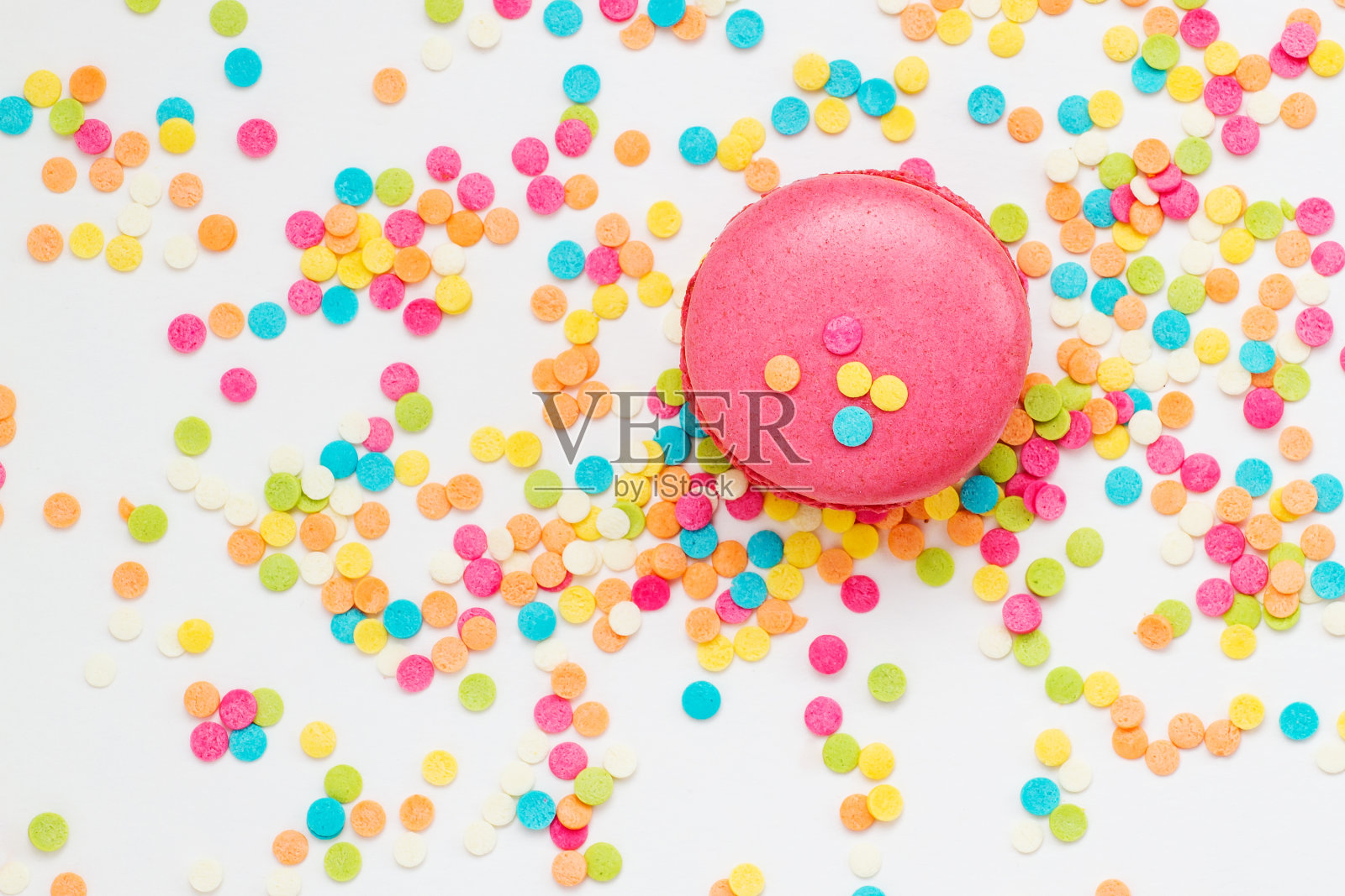 美味的蛋白杏仁饼干照片摄影图片