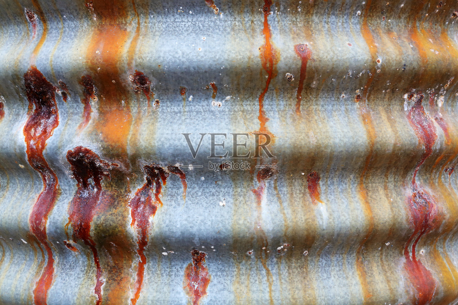 瓦楞铁生锈的照片摄影图片