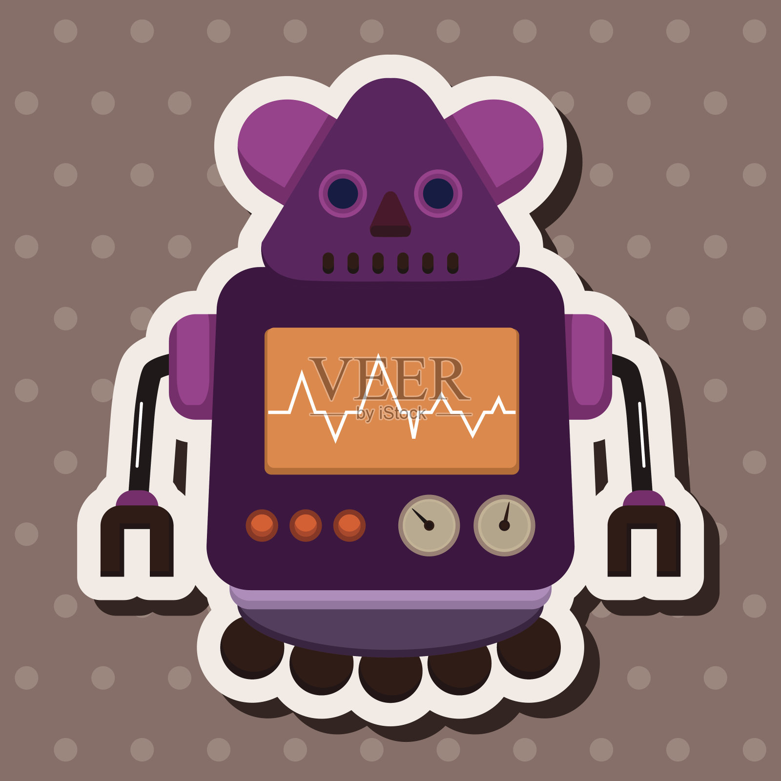 机器人主题元素插画图片素材