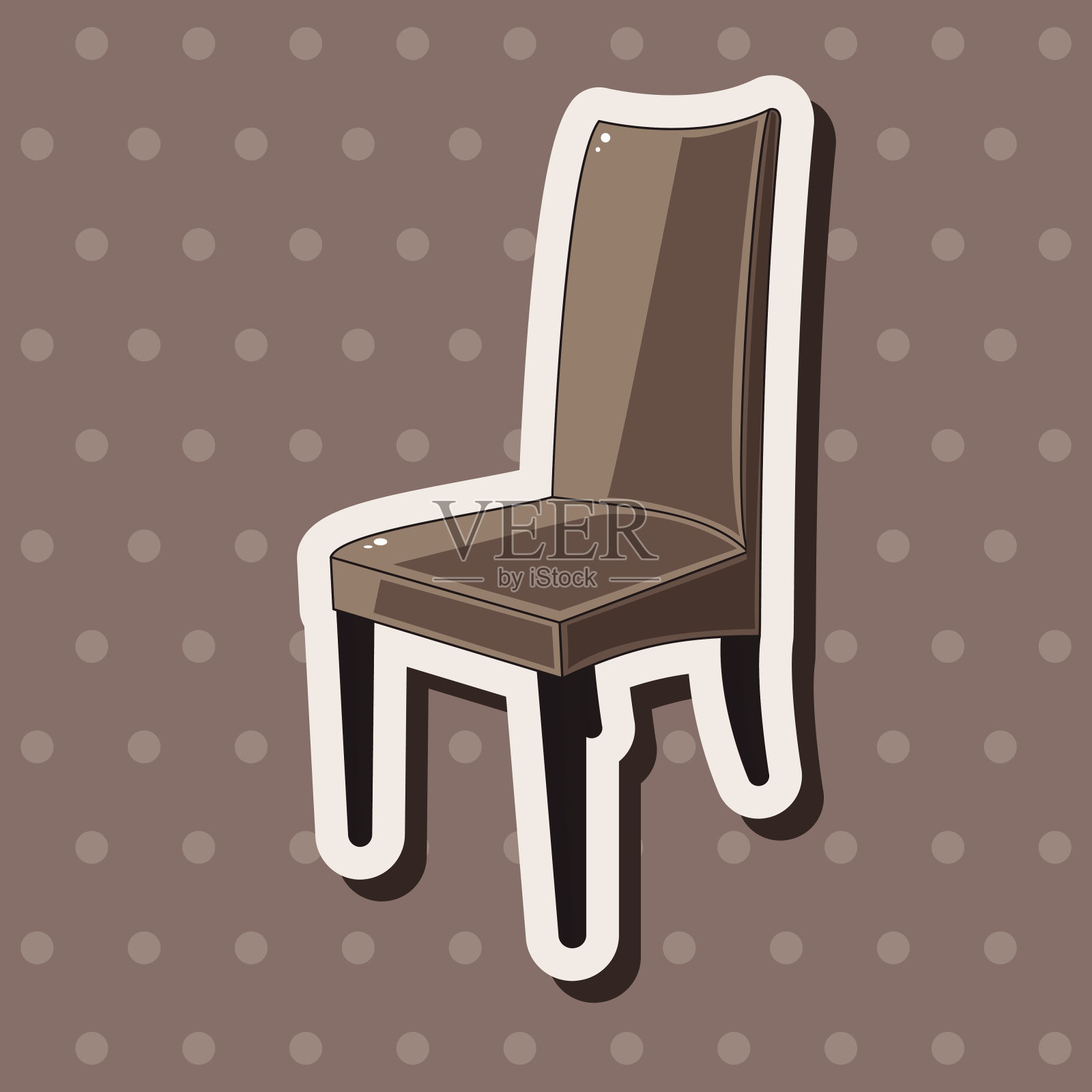 椅子上的主题元素设计元素图片