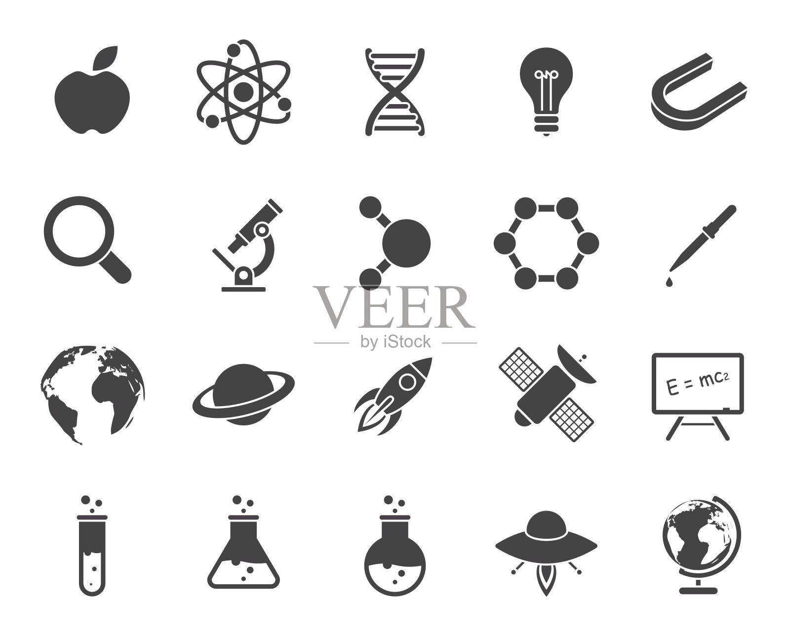 科学的图标图标素材