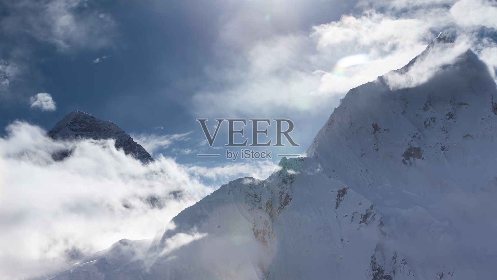 美丽的喜马拉雅山景观照片摄影图片