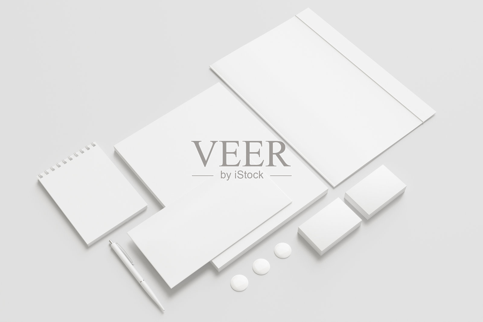 公司业务的空白文具模板照片摄影图片