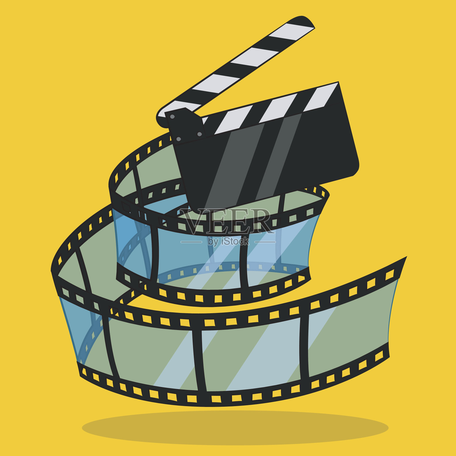 薄膜板岩和薄膜带。？???? ？???? ？ ? ? ? ? ? ? ? ? ? ?。插画图片素材