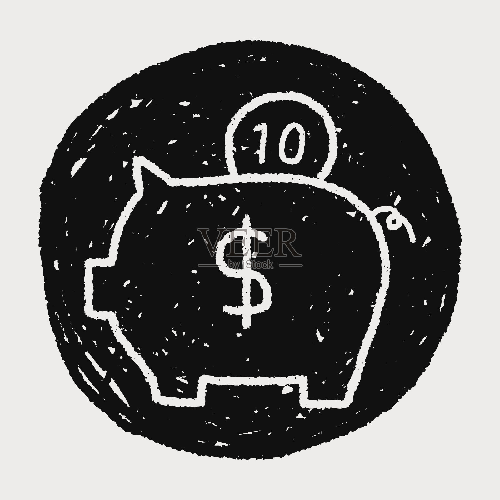 储蓄罐插画图片素材