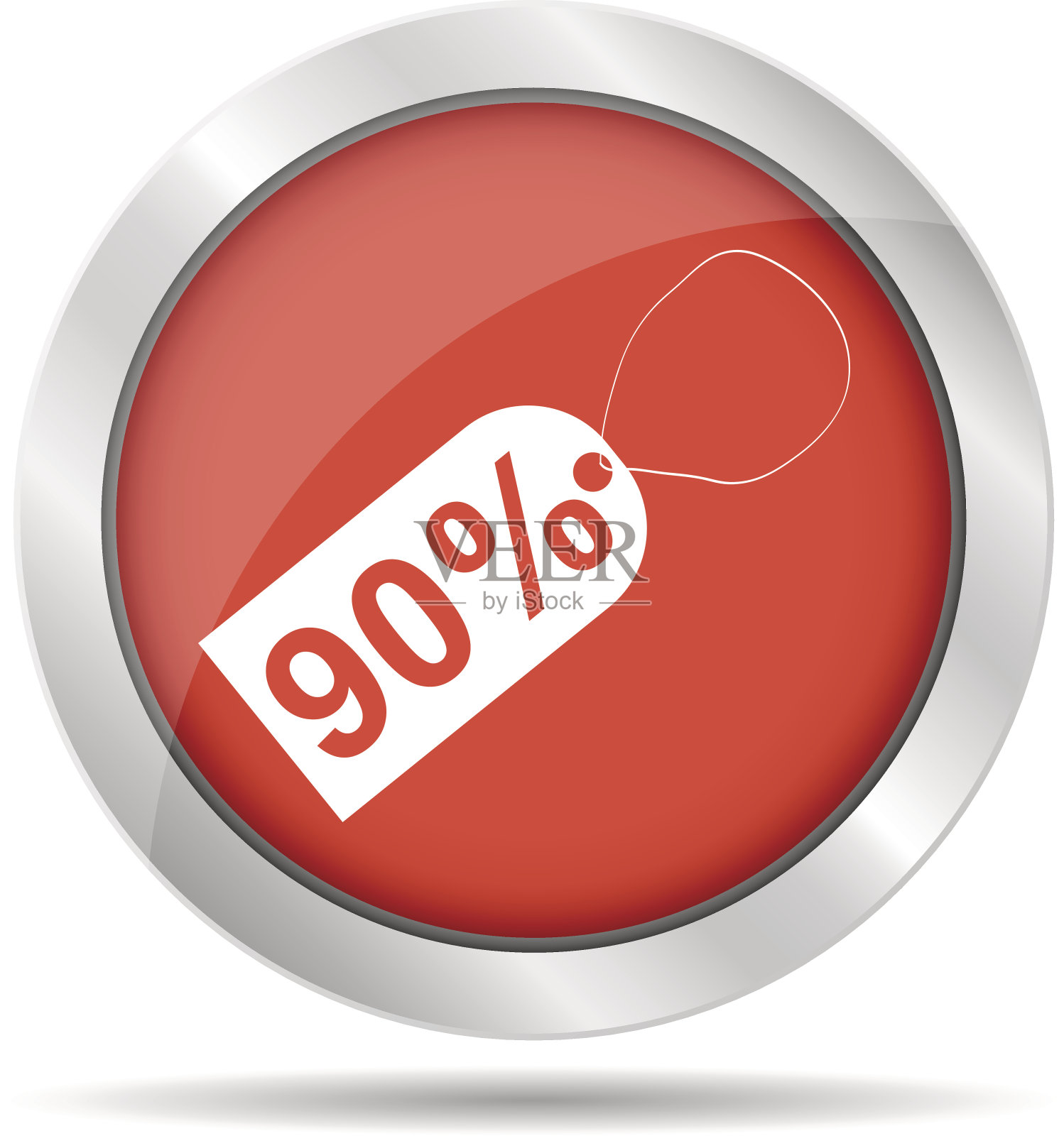 标签图标，矢量插图。平面设计风格设计元素图片