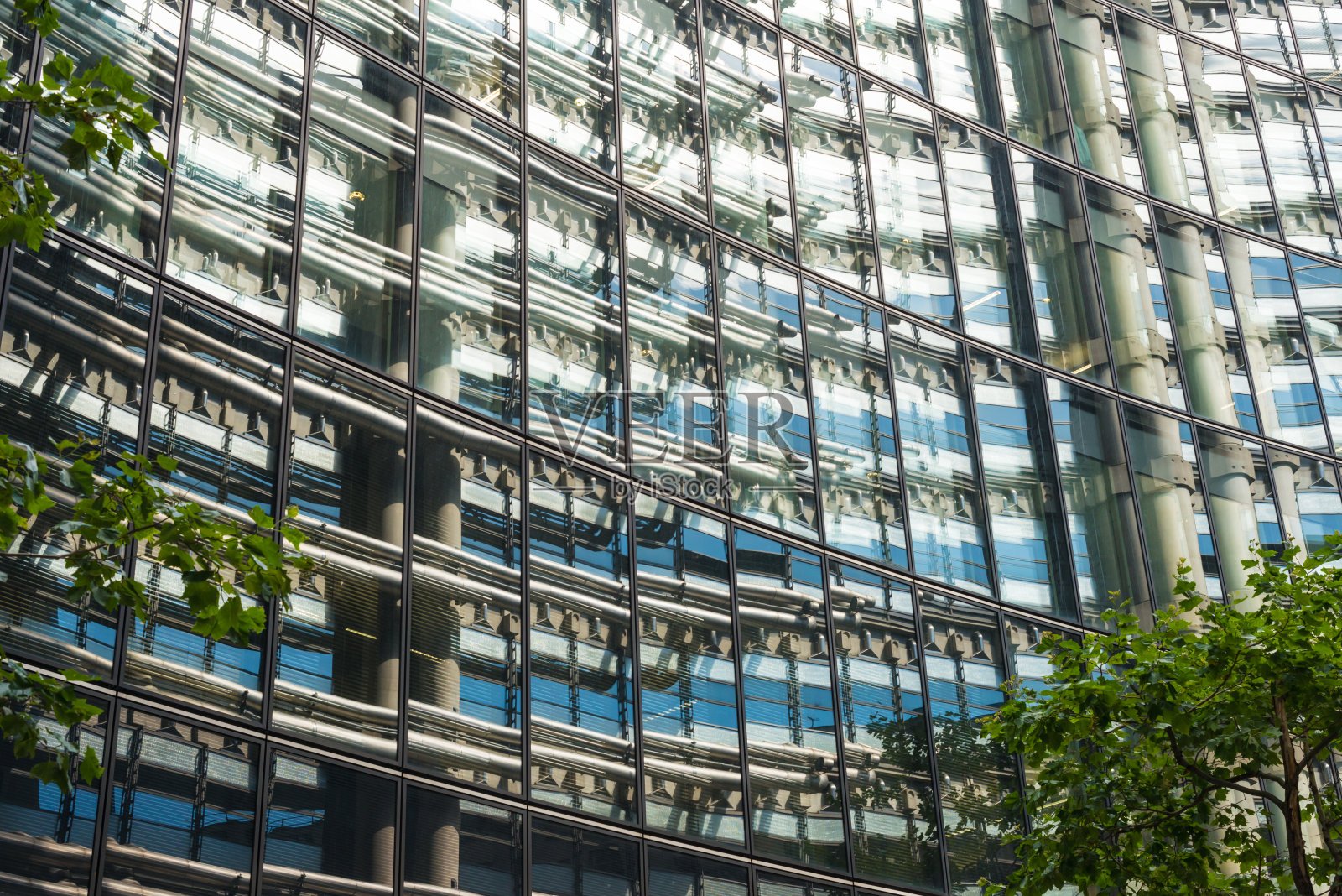 伦敦金融城的摩天大楼。照片摄影图片