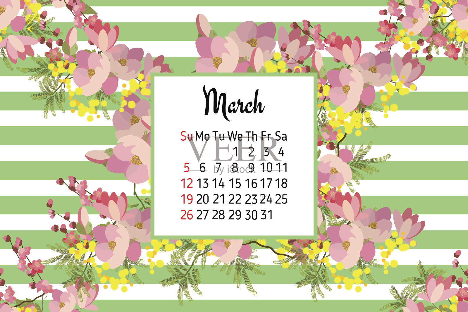 花背景矢量图插画图片素材