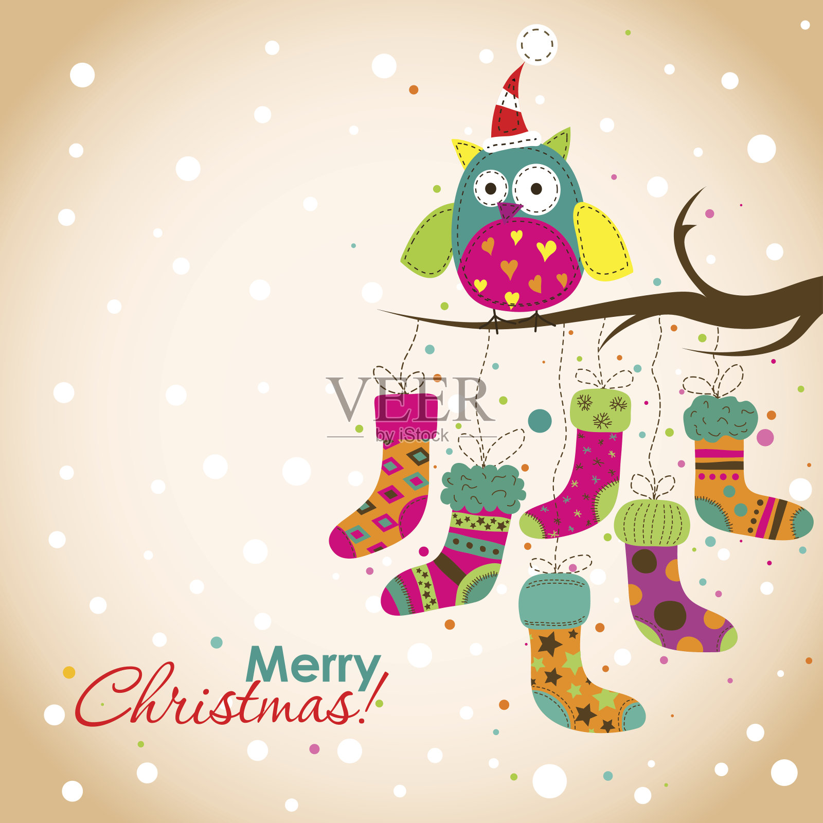 圣诞贺卡模板设计模板素材