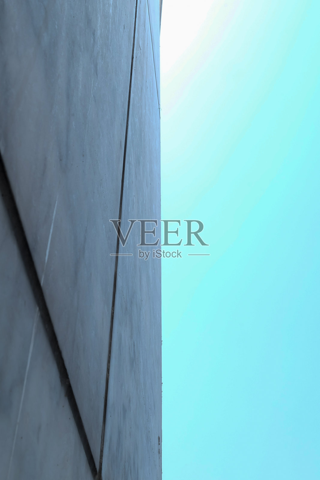 简约建筑的混凝土外墙照片摄影图片