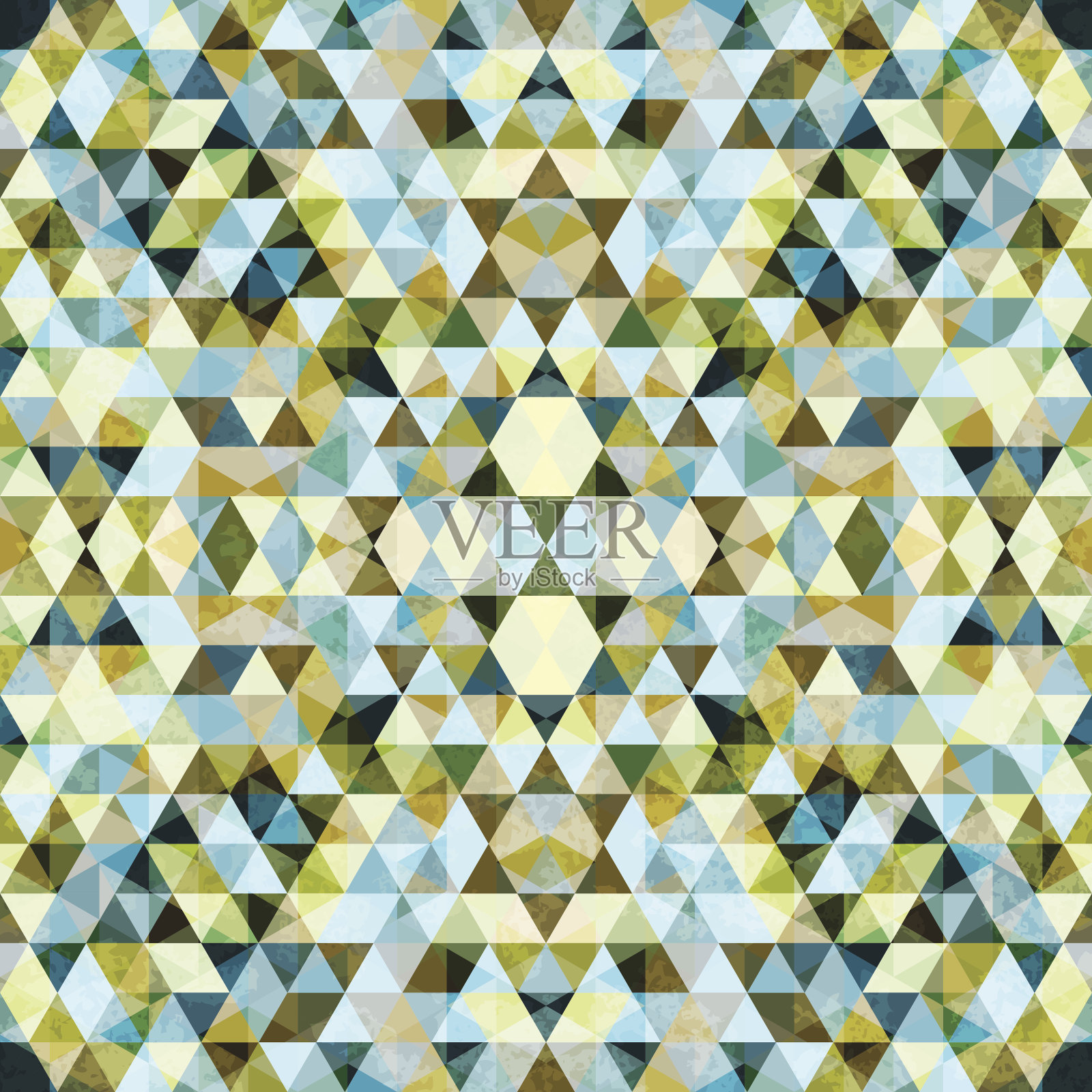 三角形马赛克彩色背景插画图片素材