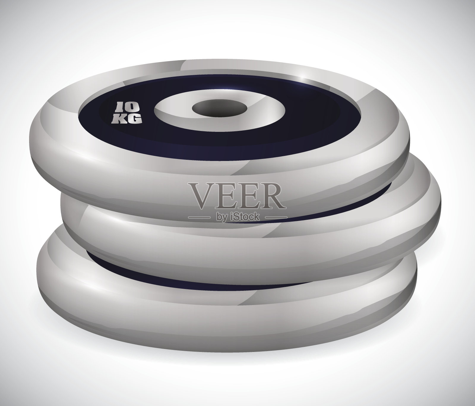 健身的设计。插画图片素材