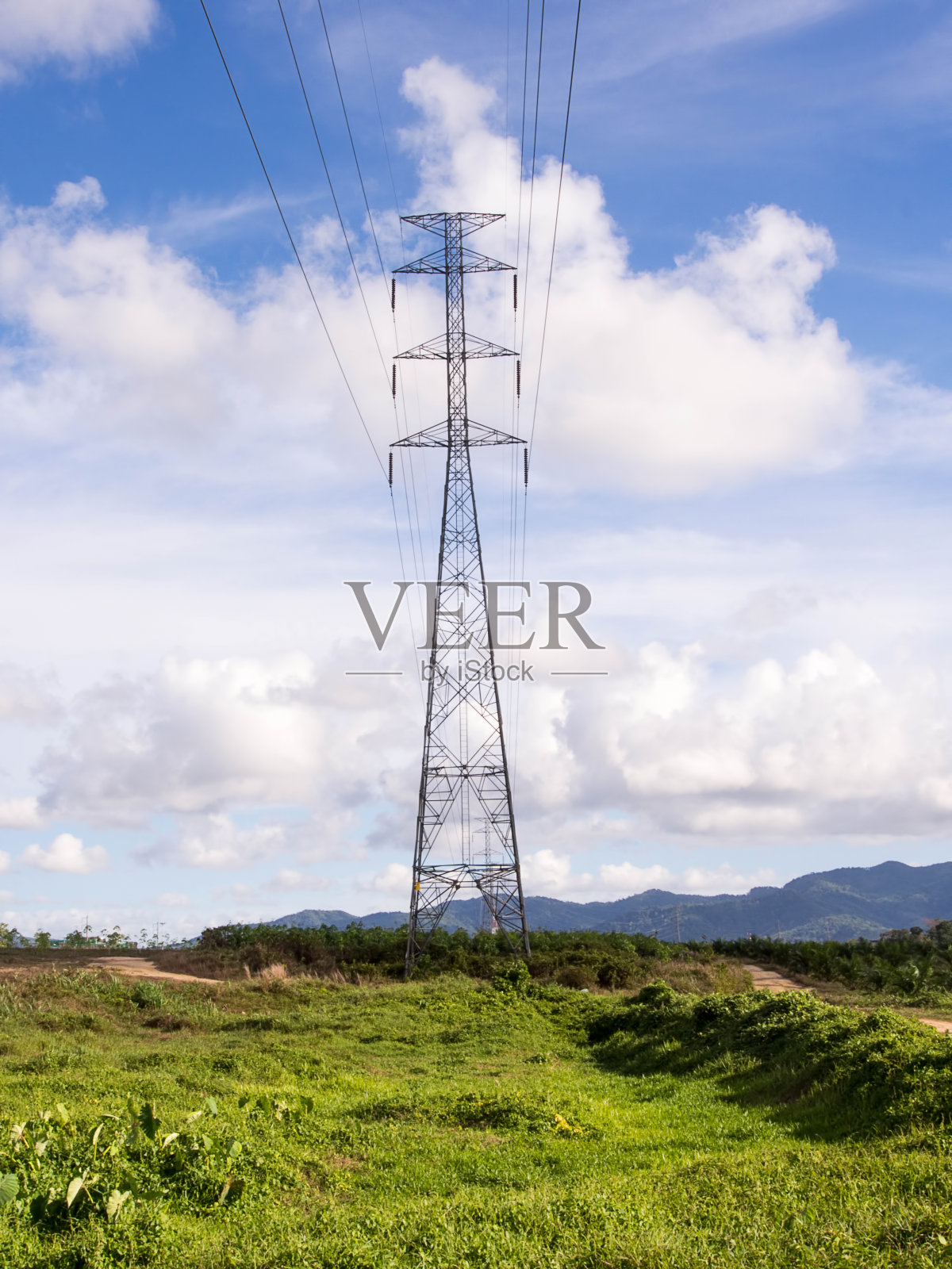 电力塔照片摄影图片