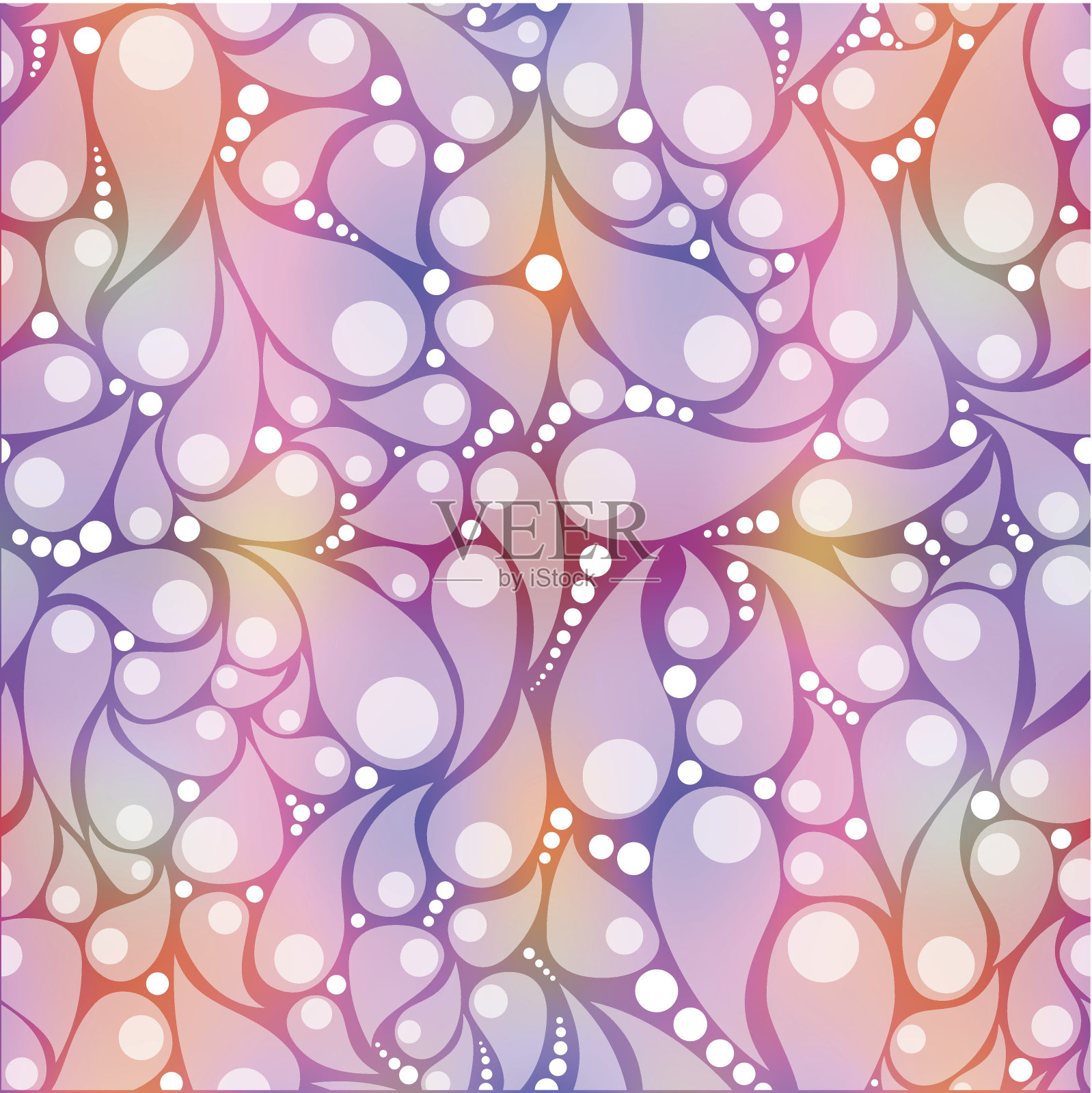 无缝花纹背景插画图片素材