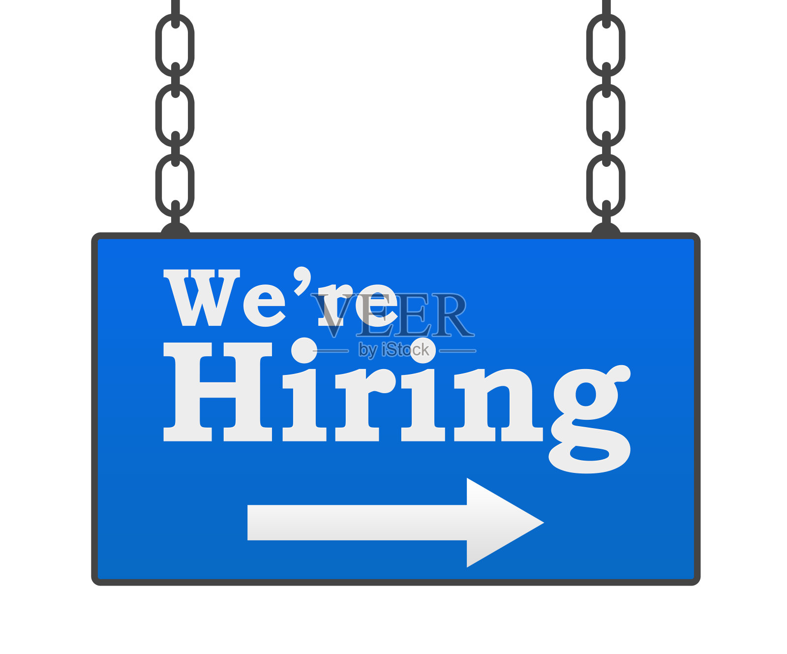 我们正在雇用悬挂招牌照片摄影图片