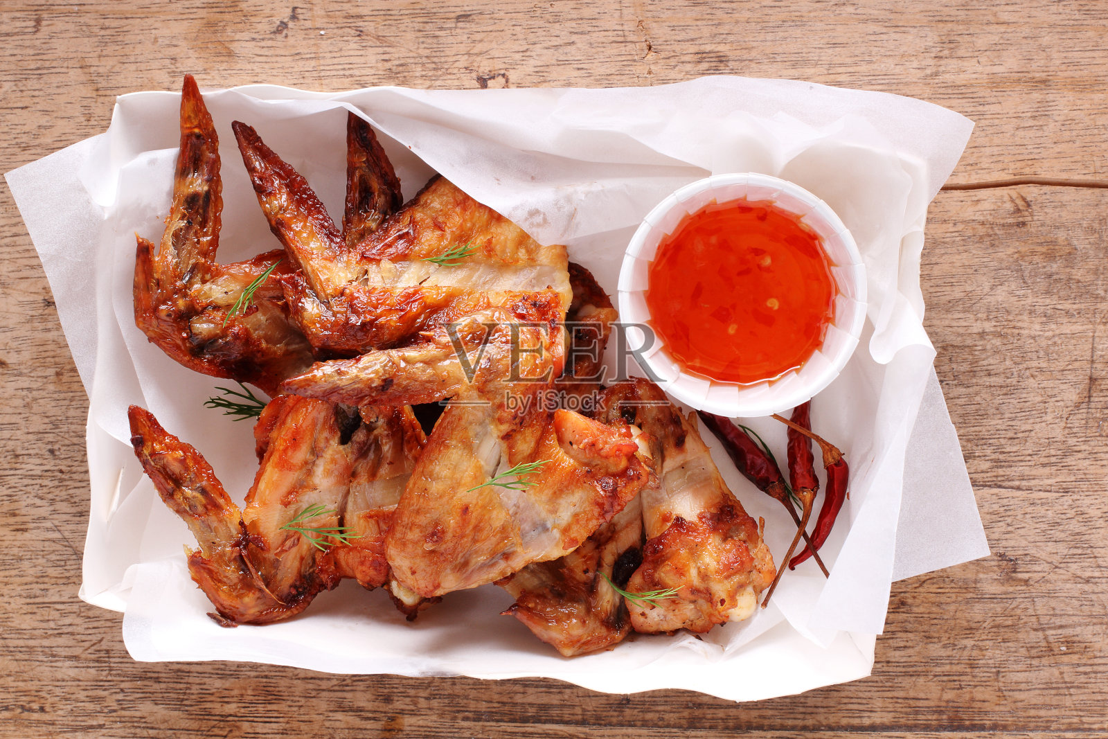 自制辣鸡翅照片摄影图片