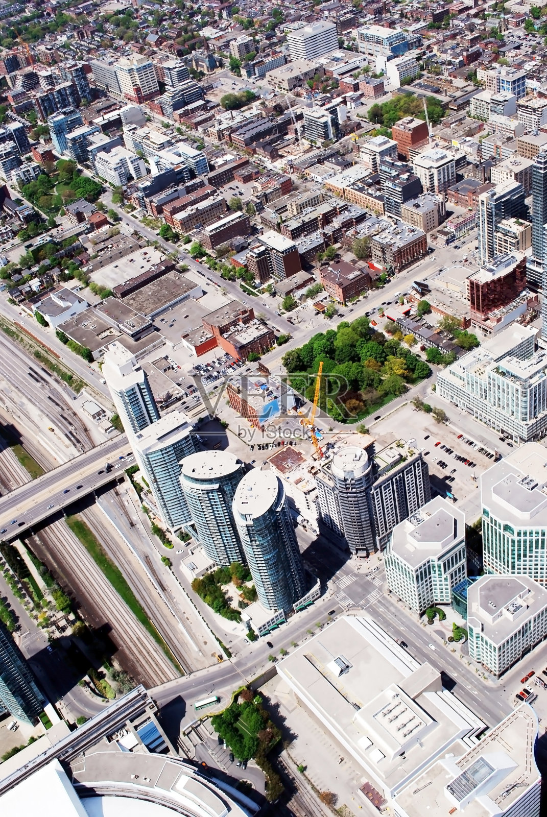 高楼大厦城市景观在加拿大多伦多照片摄影图片