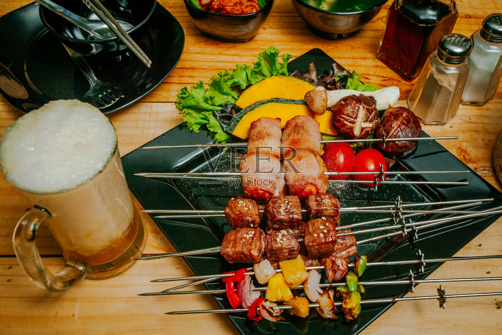 肉烧烤照片摄影图片