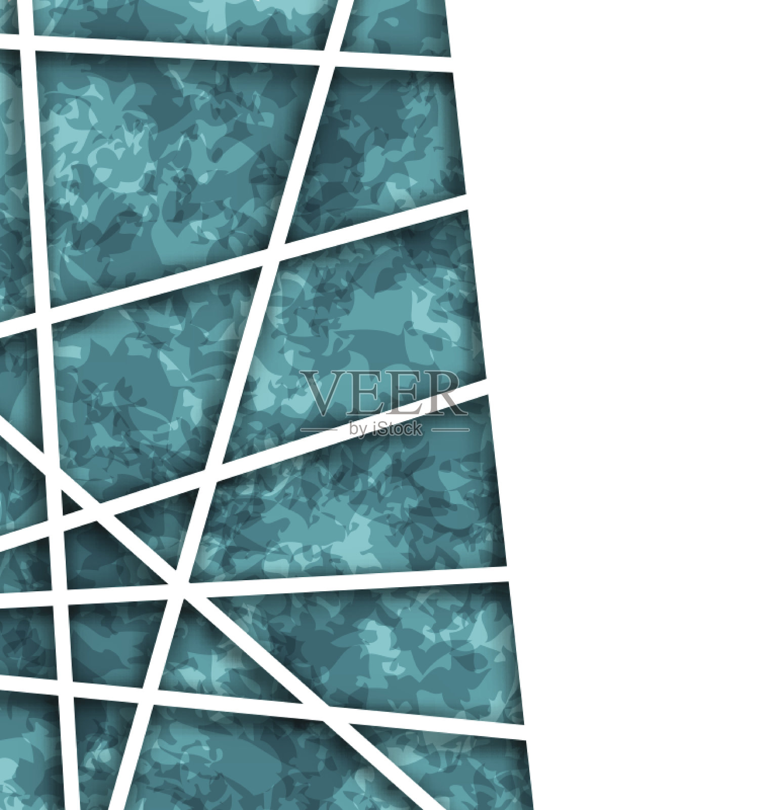 抽象几何背景与纸线插画图片素材