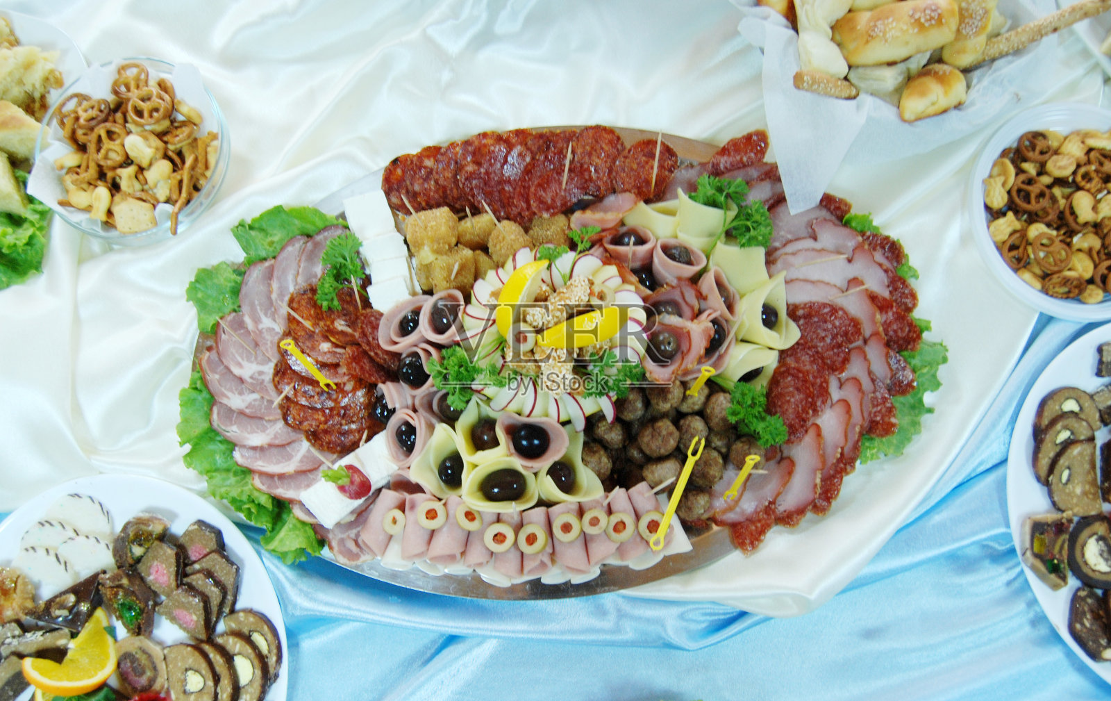 熟食，冷盘，自助餐，照片摄影图片