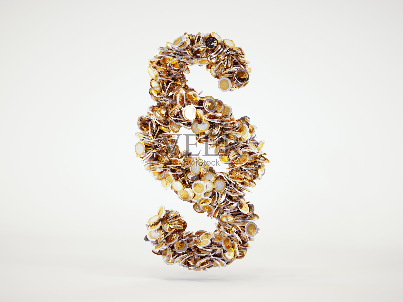 钱段落标志照片摄影图片