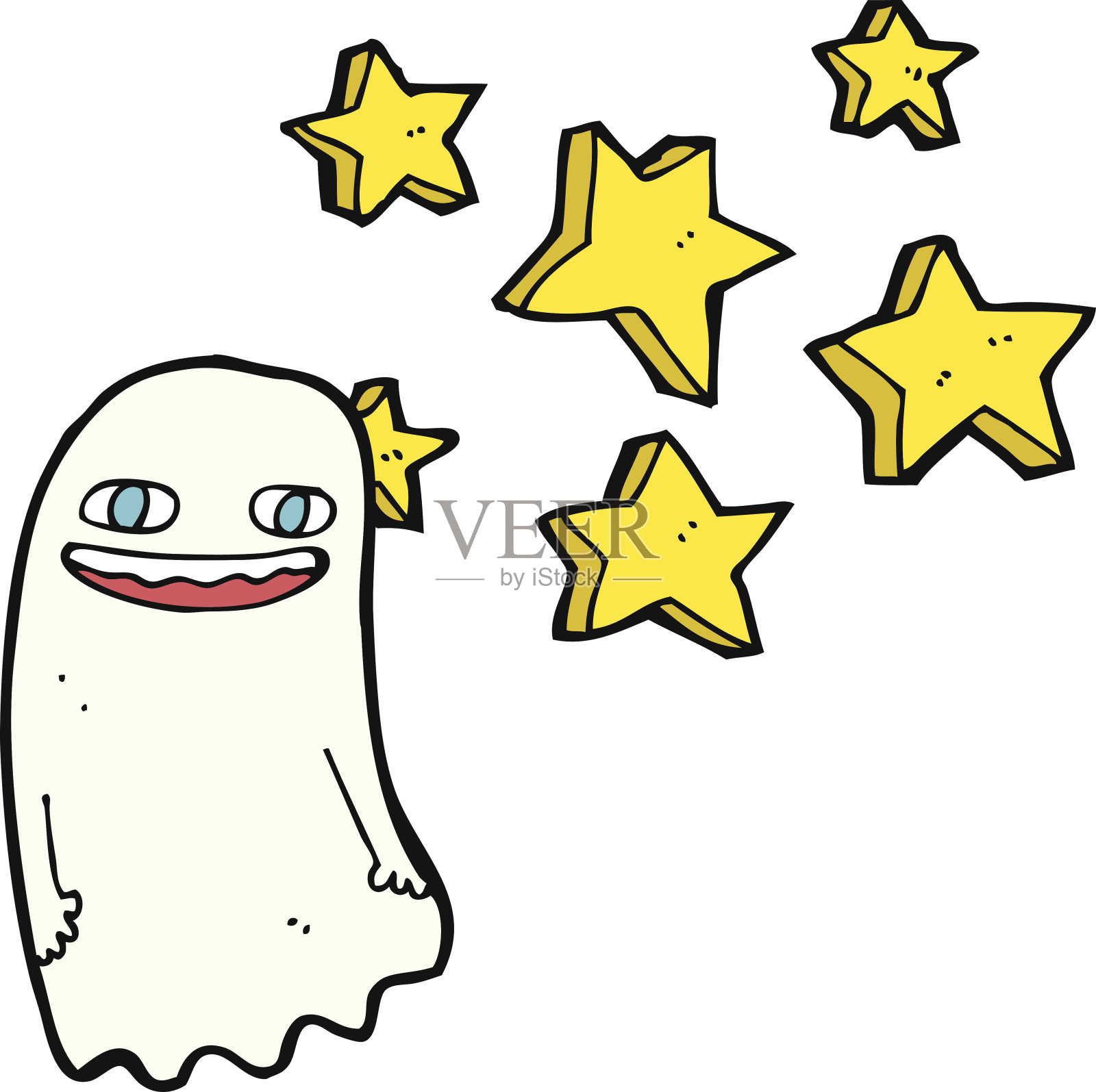 卡通鬼插画图片素材