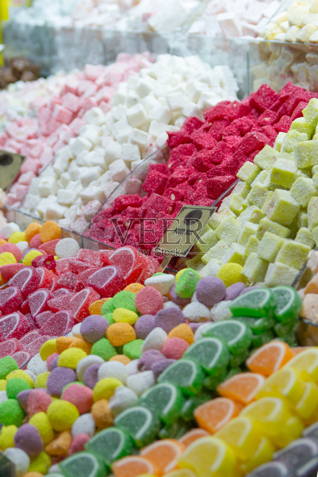 土耳其软糖-洛库姆照片摄影图片