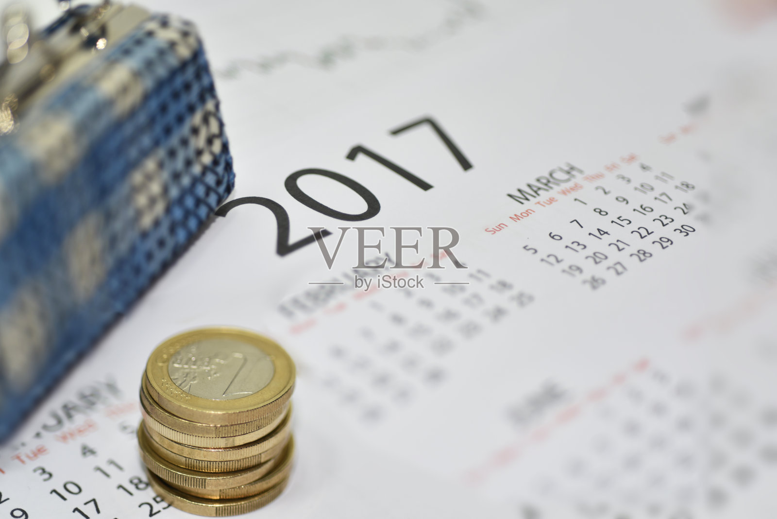 制定年度计划的组成。照片摄影图片