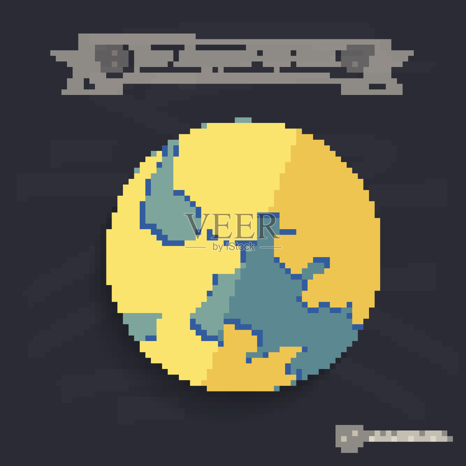 全局设计的黑板背景设计，干净的矢量插画图片素材