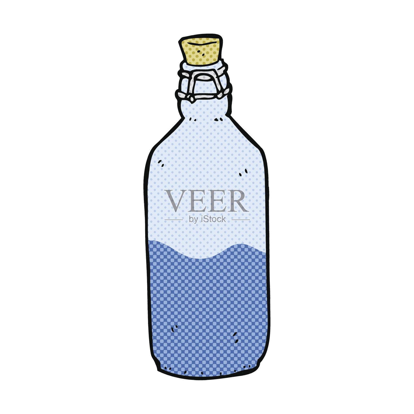 卡通水瓶设计元素图片