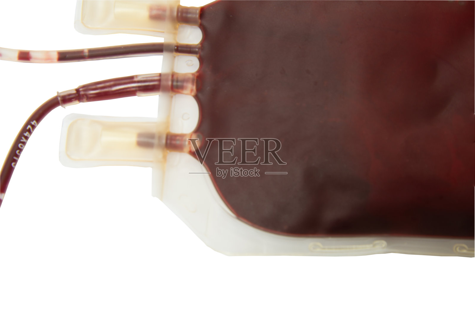 血袋孤立在白色上。照片摄影图片