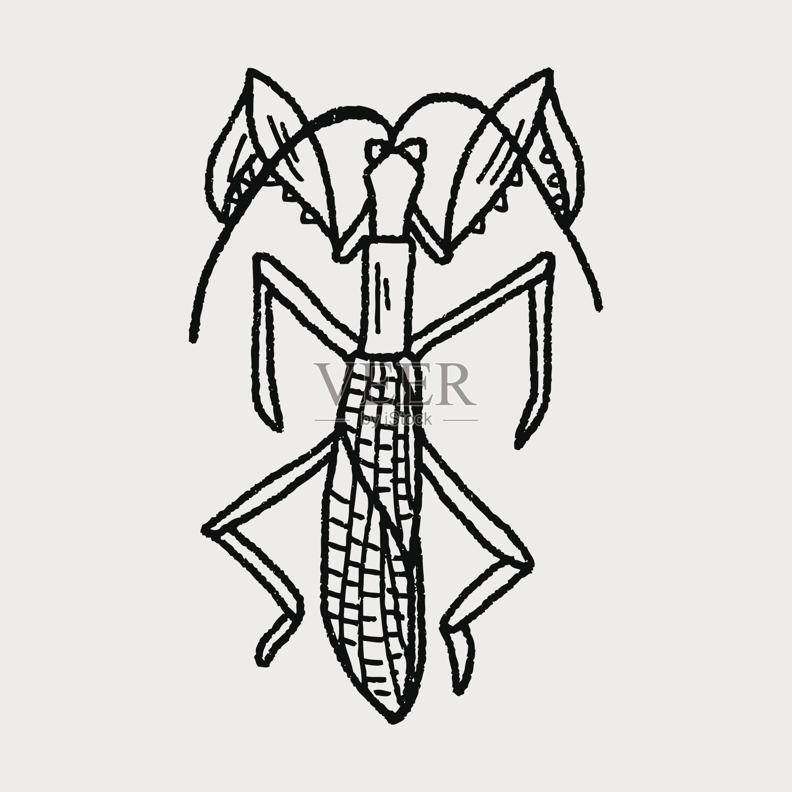 曼涂鸦插画图片素材