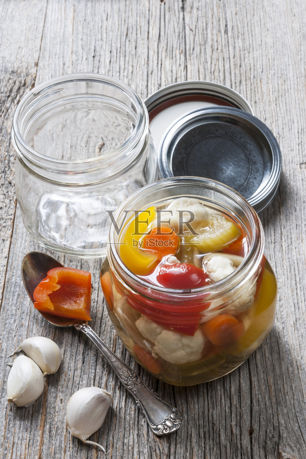 自制的保存蔬菜照片摄影图片