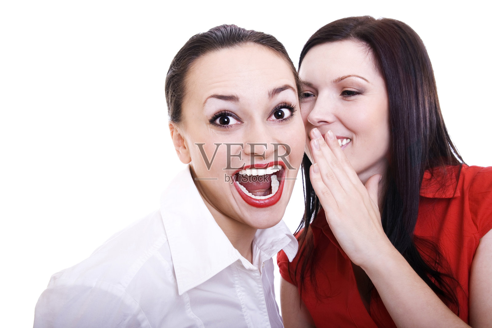 两个女人的肖像照片摄影图片