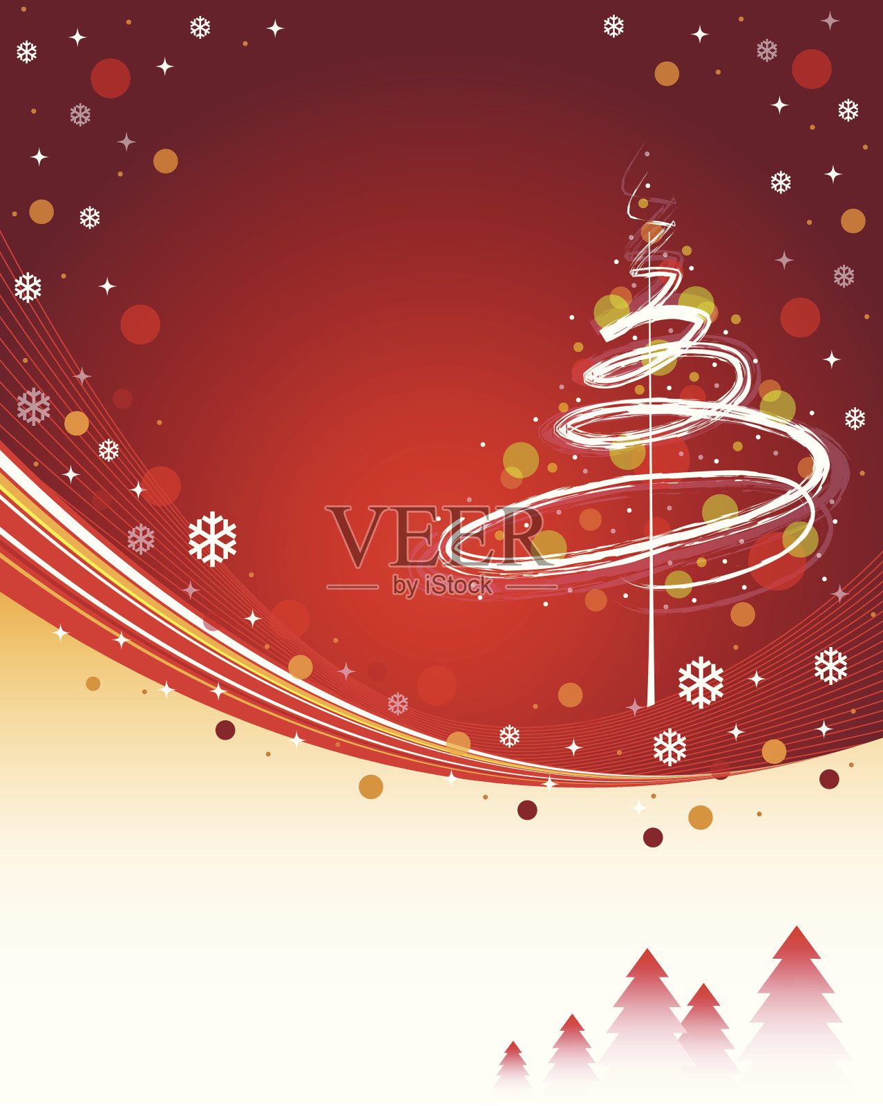 冬天的背景插画图片素材