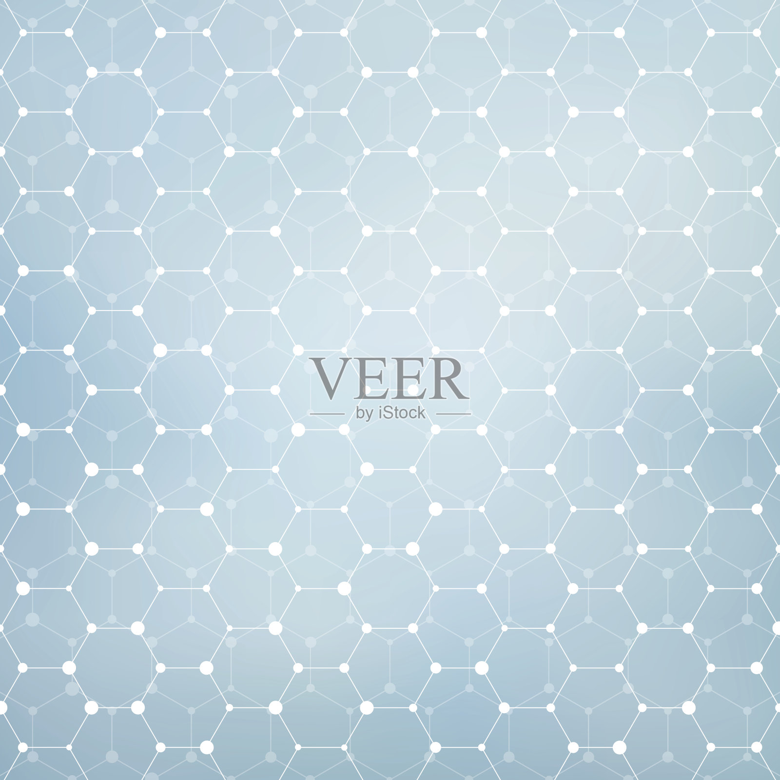 连接结构。DNA分子和神经元。抽象的背景。医学插画图片素材