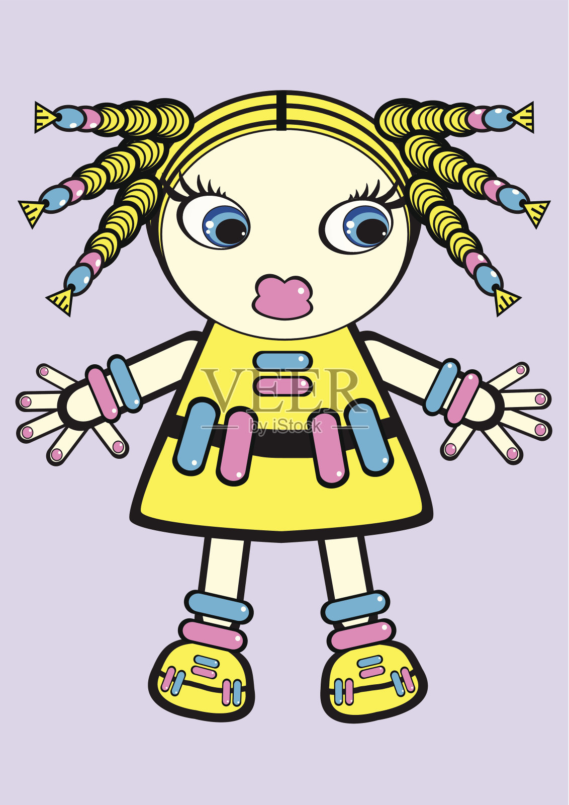 糖果宝宝插画图片素材