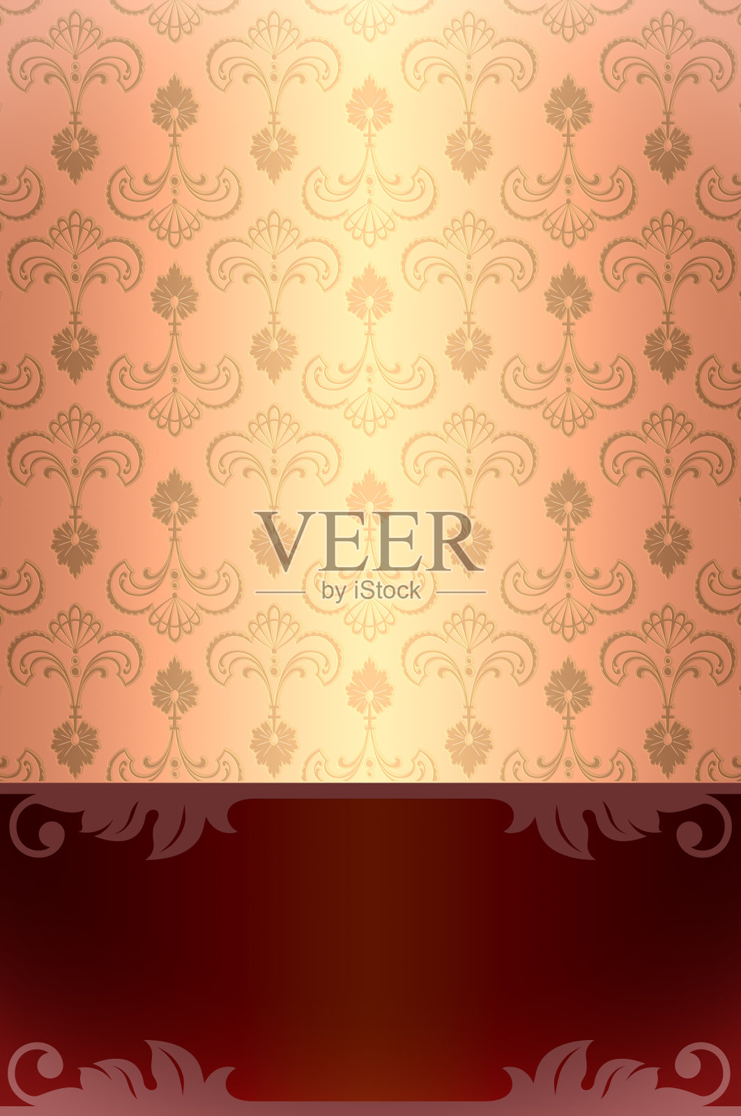 复古背景与装饰图案。照片摄影图片