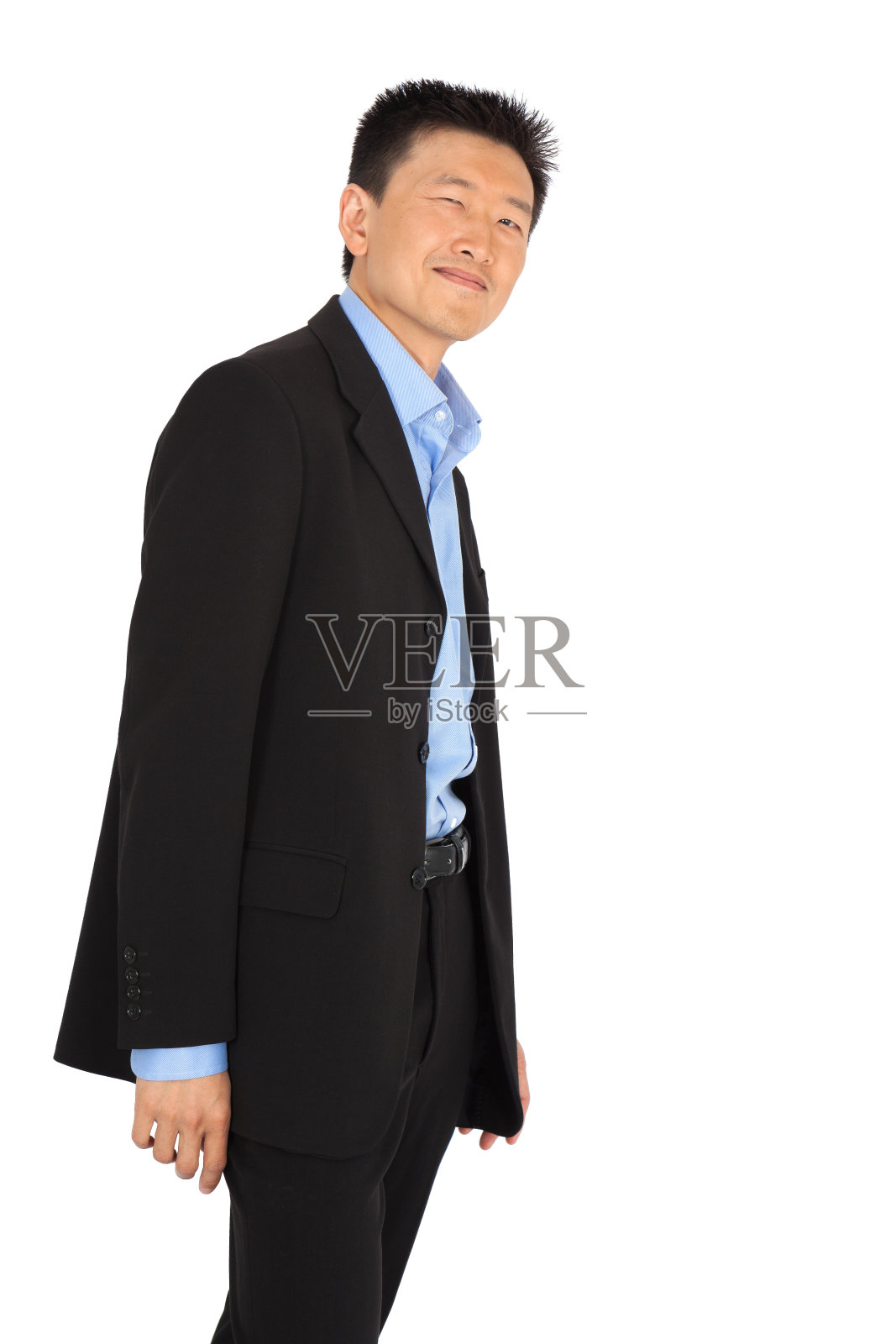 英俊的男人在不同的衣服做不同的表情照片摄影图片