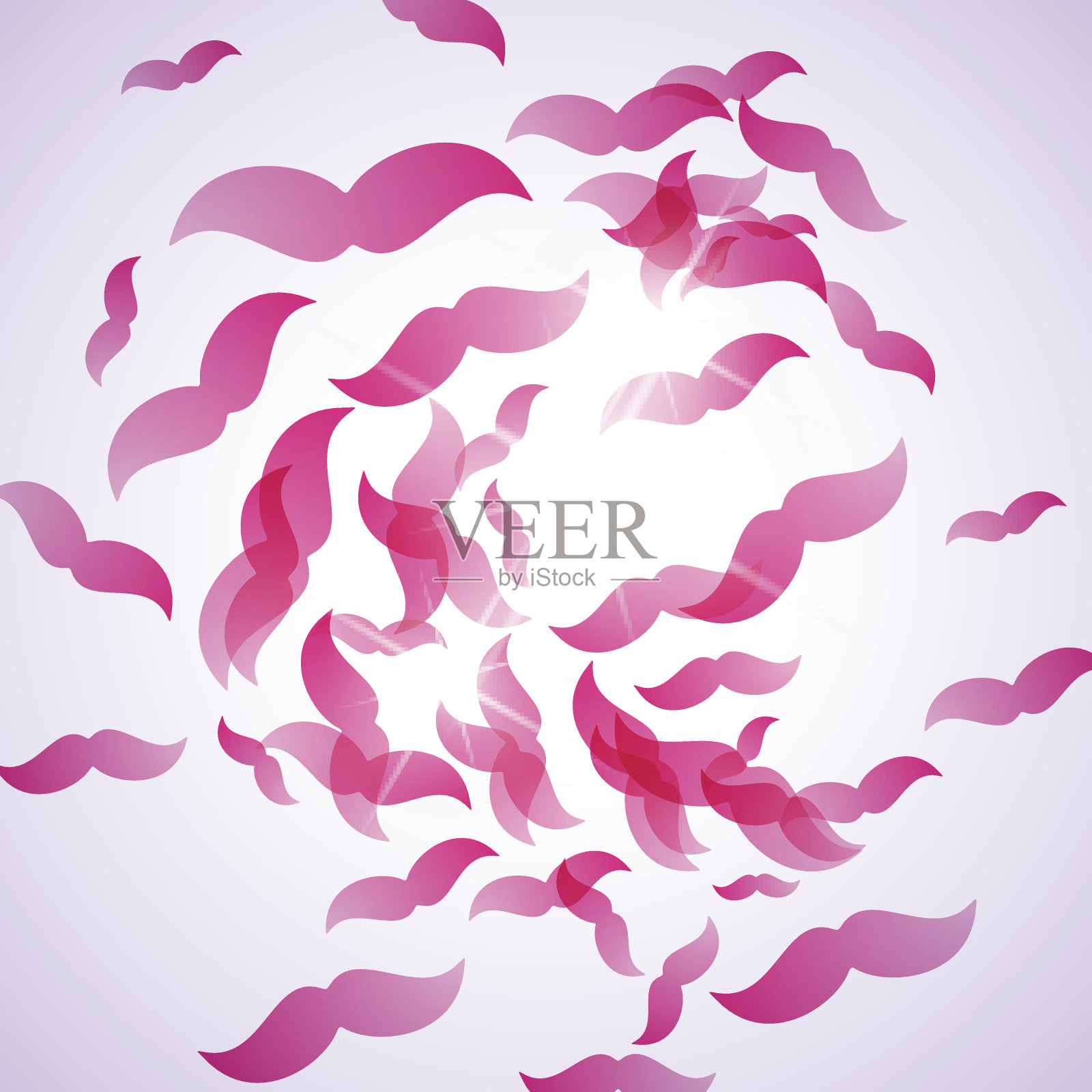 摘要背景:胡子插画图片素材