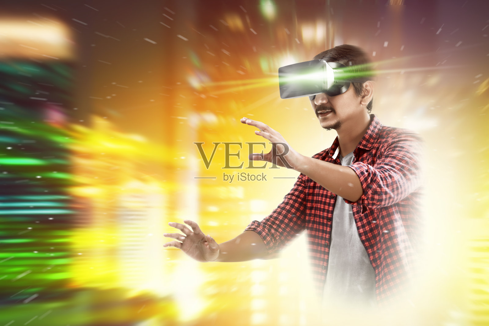 虚拟现实概念图像照片摄影图片