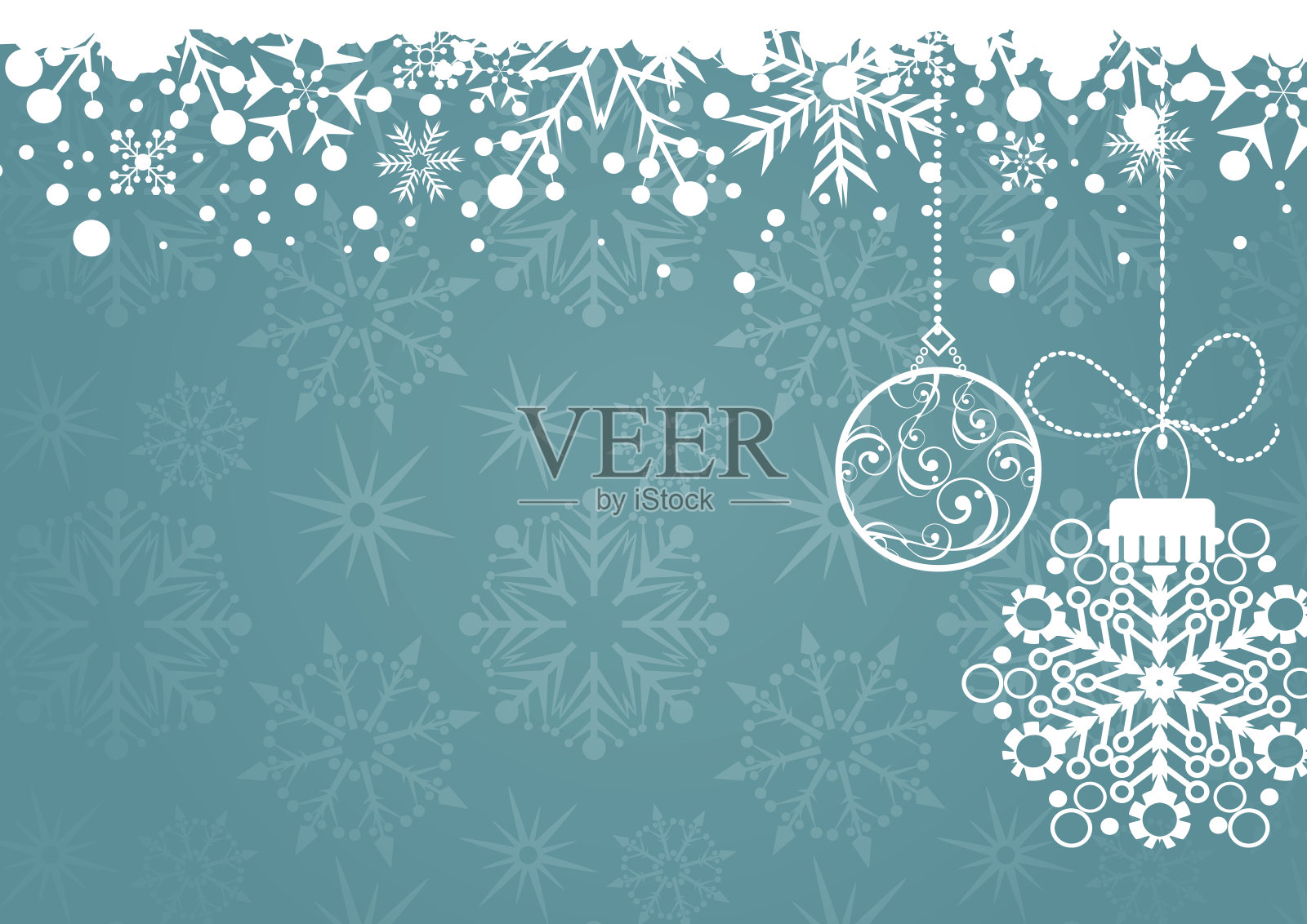 圣诞节的背景插画图片素材