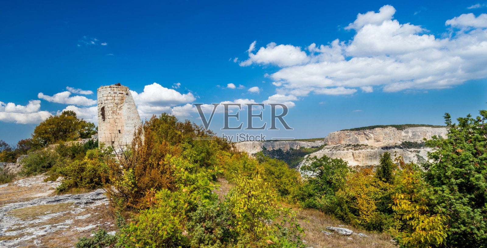 塔古于山中。照片摄影图片