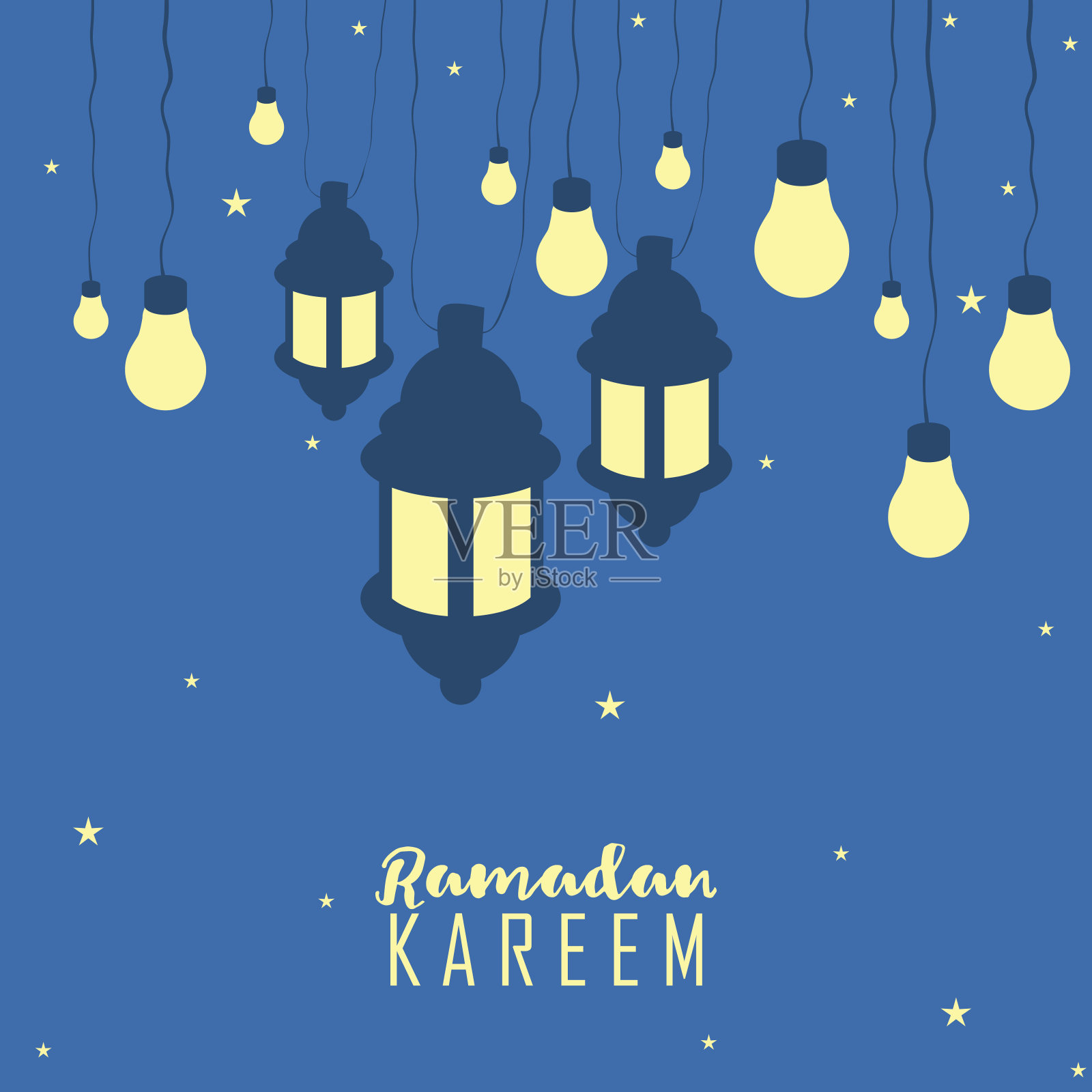 斋月Kareem庆祝插画图片素材