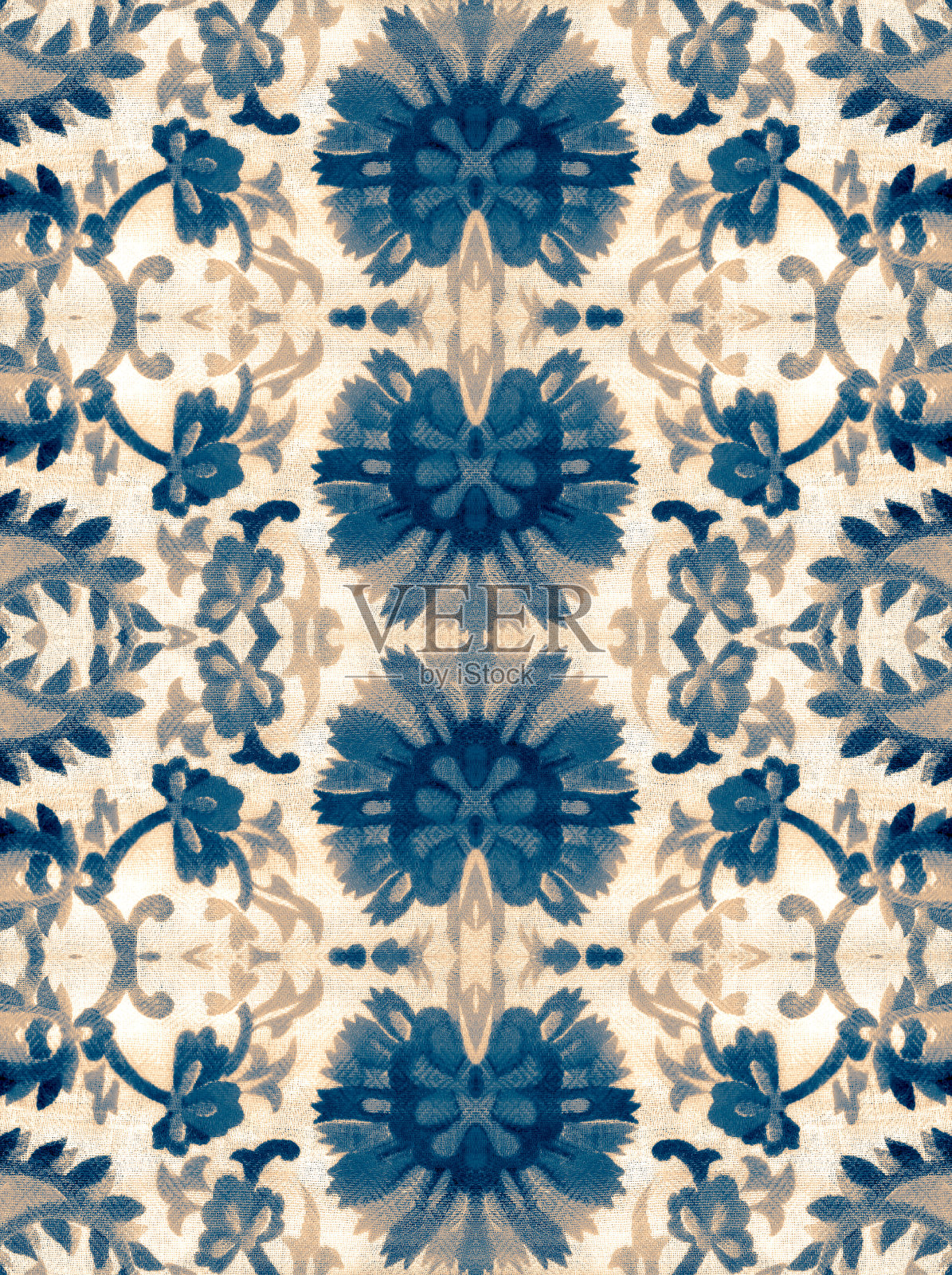 有图案的织物上的装饰照片摄影图片